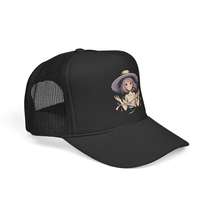 Trucker Cap — Fierce Warrior Girl Illustration Hat