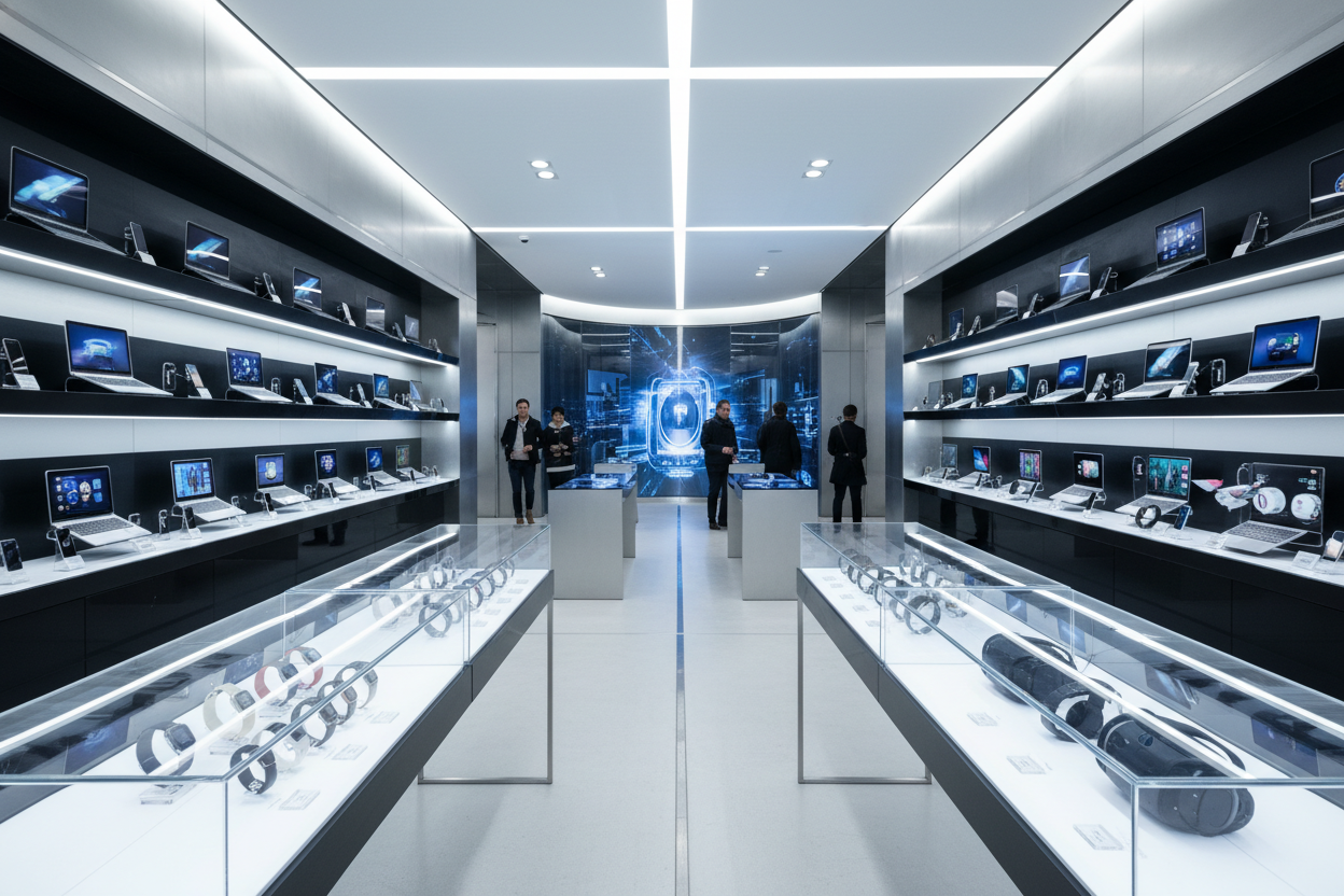 store filled with technology